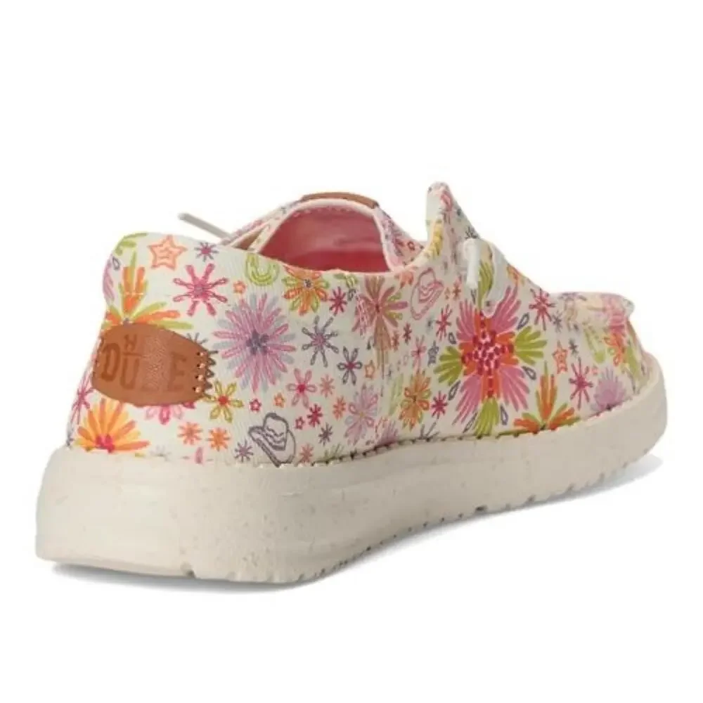 Hey Dude Wendy Western Cowgirl 44212-79U Kids US 12 Multi Slip On Shoes ZOGG3683